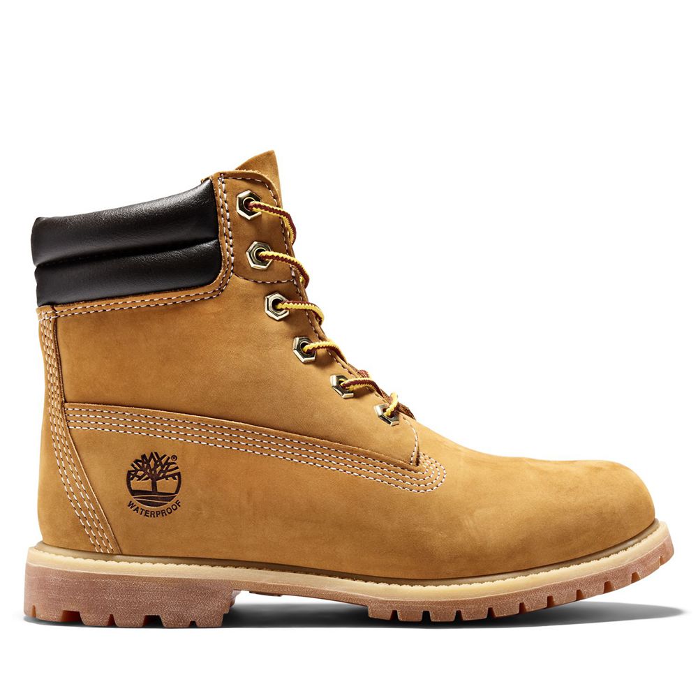 Botas Feminino - Timberland 6-Inch Waterville Impermeavel - WMSPO1345 - Marrom
